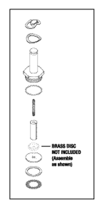 RPI DentalEz/Custom Air/RamVac Compressor Solenoid Valve Repair Kit, CMK258