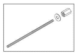 RPI A-dec Delivery System HP 4 Block Tie Bolt Kit (OEM #38-0194-01 & 38-0504-08), ADK167