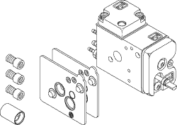 RPI A-dec Delivery System Handpiece Control Block (OEM #38-0223-00), ADK142