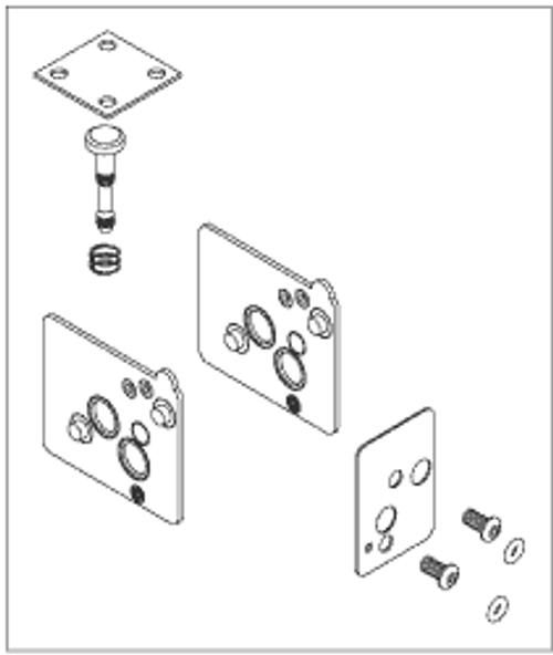 RPI A-dec Delivery System Control Block Service Kit (OEM #90-0321-00), ADK094 