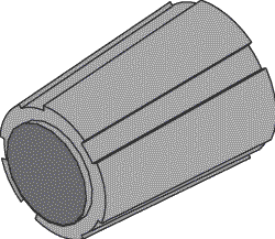 RPI A-dec Delivery System Handpiece CB Black Body Knob w/ Blue Dot (OEM #027-017-00), ADK145