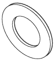 RPI A-dec Delivery System Flat Washer (OEM #004-0036-00), ADW039