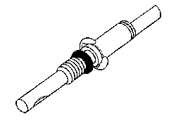 RPI A-dec Delivery System Needle Valve Stem (OEM #33-0117-00), ADS077