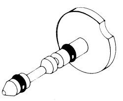 RPI A-dec Delivery System Valve Stem (3-Way) (OEM #29-0840-00), ADS006