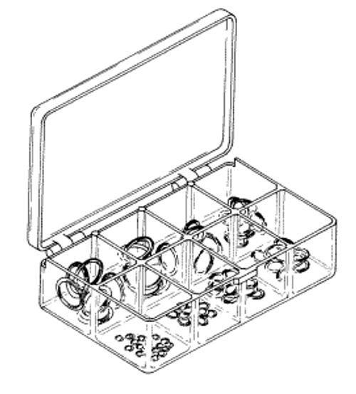 RPI A-dec Delivery System O-Ring Kit (8 Sizes), RPK403