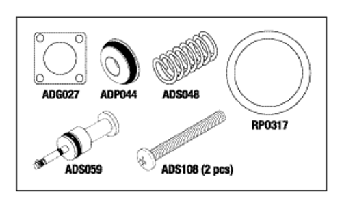 RPI A-dec Delivery System Vacuum Drain Knob Service Kit (OEM #90-0319-00), ADK033