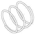 RPI A-dec Delivery System Helical Compression Spring (OEM #19-0230-000), ADS062