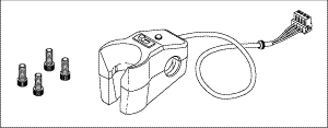 RPI Pelton & Crane Delivery System Handpiece Hanger Assembly, Black (OEM #021814), PCK732