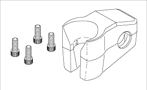 RPI Pelton & Crane Delivery System Syringe Hanger Assembly (Black) (OEM #021813), PCK741