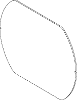 RPI Belmont Dental Light Oval Front Shield (OEM #8000-02005), BES034