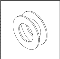 RPI Belmont Dental Light Flat Washer (OEM #HLU 2109), RPH446