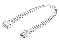 RPI Pelton & Crane Dental Light Wire Harness Extension (11") (OEM #001295), PCH798
