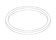RPI Dental Vacuum Unit Solids Collector Bowl Gasket  (OEM #55625, 77007018, VFG-100), VPG080