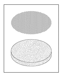 RPI Air Techniques Dental Vacuum Unit Filter Element and Screen (OEM #55713), VPE064
