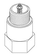 RPI Apollo/Midmark Dental Vacuum Unit Relief Valve (1") (OEM #PW85980, PW85981), VPV060