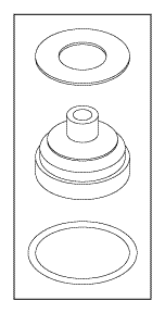 RPI Dental Vacuum Unit Watts Brand Anti-Syphon Valve Repair Kit (OEM #55517, 64568016A, 77005073), VPK016
