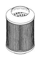 RPI DentalEz/Custom Air/RamVac Dental Vacuum Filter Element (OEM #003548SP), VPE115