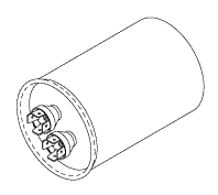 RPI Air Techniques Dental Vacuum Unit Capacitor (50μf, 480VAC) (OEM #54323), VPC154