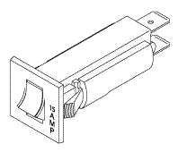 RPI DentalEz/Custom Air/RamVac Dental Vacuum Unit Circuit Breaker (15A) (OEM #3801-120), VPB166