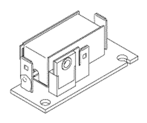 RPI Air Techniques Dental Vacuum Unit Switch (Solid State 220VAC) (OEM #55682), VPS174