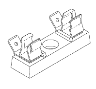 RPI DentalEz/Custom Air/RamVac Dental Vacuum Unit Fuse Holder (OEM #64561004), RPH991