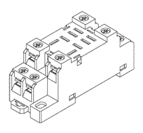 RPI Midmark Dental Vacuum Unit Relay Socket (OEM #015-2020-00), VPs163