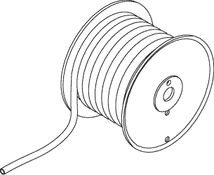 RPI Dental Sterilizer Drain Hose (Sold by Ft.) (OEM #053-0391-03, 053-0391-02), RPH285