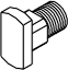 RPI Midmark Dental Sterilizer T-Bolt (OEM #H96772), RCB088