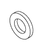 RPI Midmark Dental Sterilizer Fiber Gasket (OEM #053-1579-00), RCG104