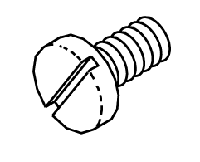 RPI Pelton & Crane Dental Sterilizer Black Cover Screw (Pkg of 12) (OEM #1539936), PCS170