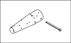 RPI Pelton & Crane Dental Sterilizer Filter With Cotter Pin, PCK226