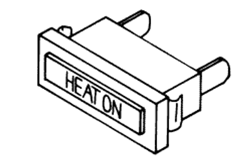 RPI Pelton & Crane Dental Sterilizer (Heat On) Lamp (OEM #004499), PCL030