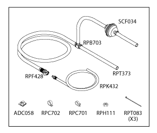 RPI SciCan Dental Sterilizer Drain Kit with Pump Filter (OEM #01-108152S/01-106637S), SCK037