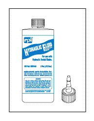 RPI Hydraulic Fluid (OEM #61-0197-00), RPF449, RPF453