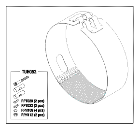 RPI Tuttnauer Dental Sterilizer Heating Element (OEM #01720001), TUH027