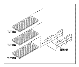RPI Tuttnauer Dental Sterilizer Holder and Wire Tray Kit (OEM #TRH173-0005, TRY173-0008), TUK163