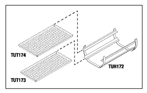 RPI Tuttnauer Dental Sterilizer Holder and Tray Kit (OEM #CC510010, CC520010, CC520020), TUK171