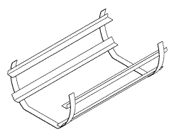 RPI Tuttnauer Dental Sterilizer Tray Holder (OEM #CC510010), TUH172