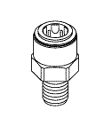 RPI Apollo/Midmark & DentalEz Dental Compressor Adaptor Fitting, RPF651