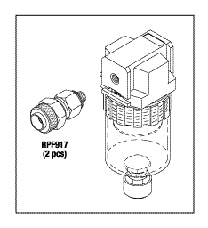 RPI Dentsply Ultrasonic Cleaner Air Filter Assembly (OEM #90088), RPA915