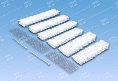 RPI DentalEz/Custom Air/RamVac Dental Vacuum Unit Oil Filter Media Kit (OEM #003727SP), VPK193