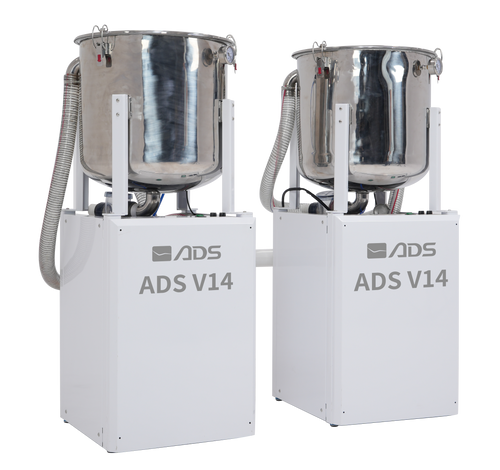 ADS V14 (Twin) Dry Vacuum System with Tank, A125005