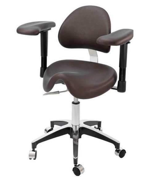 TPC Mirage Mica Surgeon Stool With Armrests, DRSA-7100