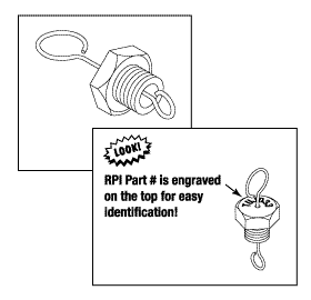 RPI Tuttnauer Sterilizer Air Jet Valve (Red Top) (OEM #CB842010), TUJ033
