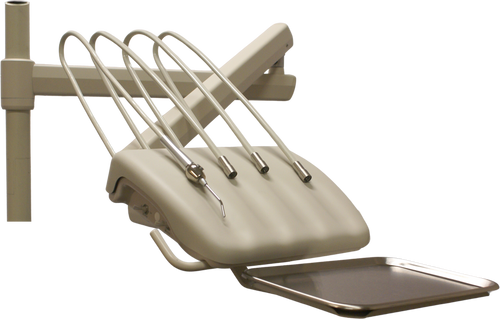 Beaverstate Dental Over the Patient System, 3 HP Automatic Euro Post Mount, S-6400, S-6407
