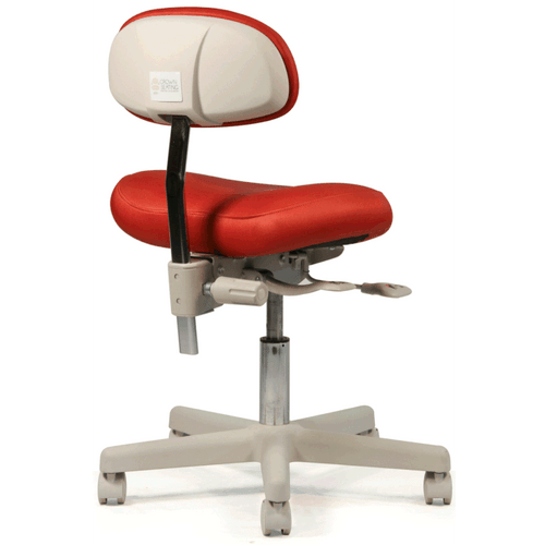 Crown C30HS Hygienist Stool - Small Hybrid Saddle