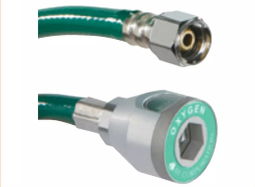 Belmed Inc. Female Quick Couplers X DISS Nut Single Hose Assembly - Puritan, 8000-0103/0105, 8100-0103/0105, 8200-0103/0105
