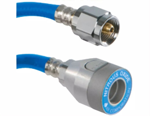 Belmed Inc. Female Quick Couplers X DISS Nut Single Hose Assembly - Puritan, 8000-0103/0105, 8100-0103/0105, 8200-0103/0105