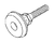 RPI Pelton & Crane Sterilizer Front Leveling Foot (pkg of 2) (OEM #1881122), PCF180