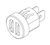 RPI Pelton & Crane Sterilizer Electrical Terminal Bushing (pkg of 3) (OEM #017985), PCB134